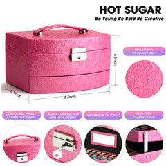 Hot Sugar Rosy eye shadow palette with silky shades for easy daily looks
