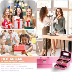 Hot Sugar Rosy lip glosses in subtle colors for delicate lips