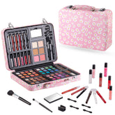 Hot Sugar teen makeup kit in pink daisy packaging, all-in-one beginner collection.