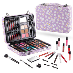 Hot Sugar train case with daisy pattern, ideal starter kit for teens.