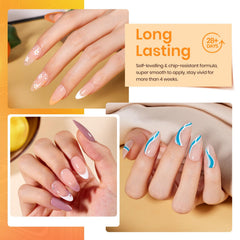 Hotel California collection shades shown on nails for inspiration.