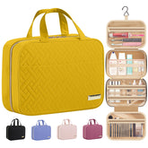 HOTOR travel toiletry bag with hanging design keeps essentials within reach