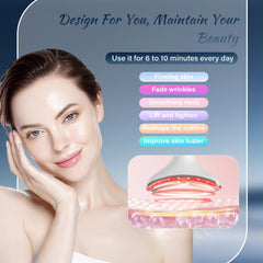 HOTORMER face massager tool 3-in-1 action for smoothing and absorption.