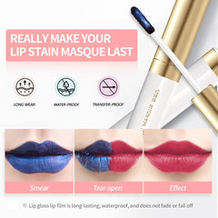 Houksouml Easy to Apply Peel-Off Lip Tint enables quick, even coverage.