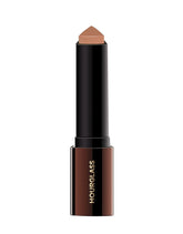 Hourglass Vanish foundation stick swatch reveals satin finish and buildable coverage.