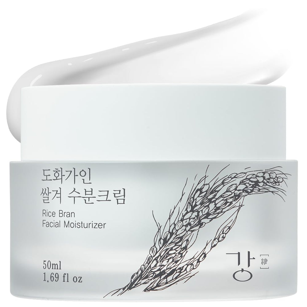 House of Dohwa Rice Bran Moisturizer jar delivering deep hydration for dry skin