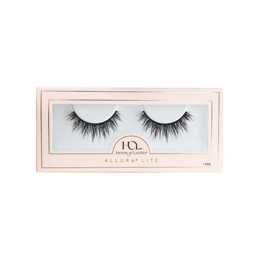 House of Lashes Allura Lite band close-up showing a comfortable cotton blend base