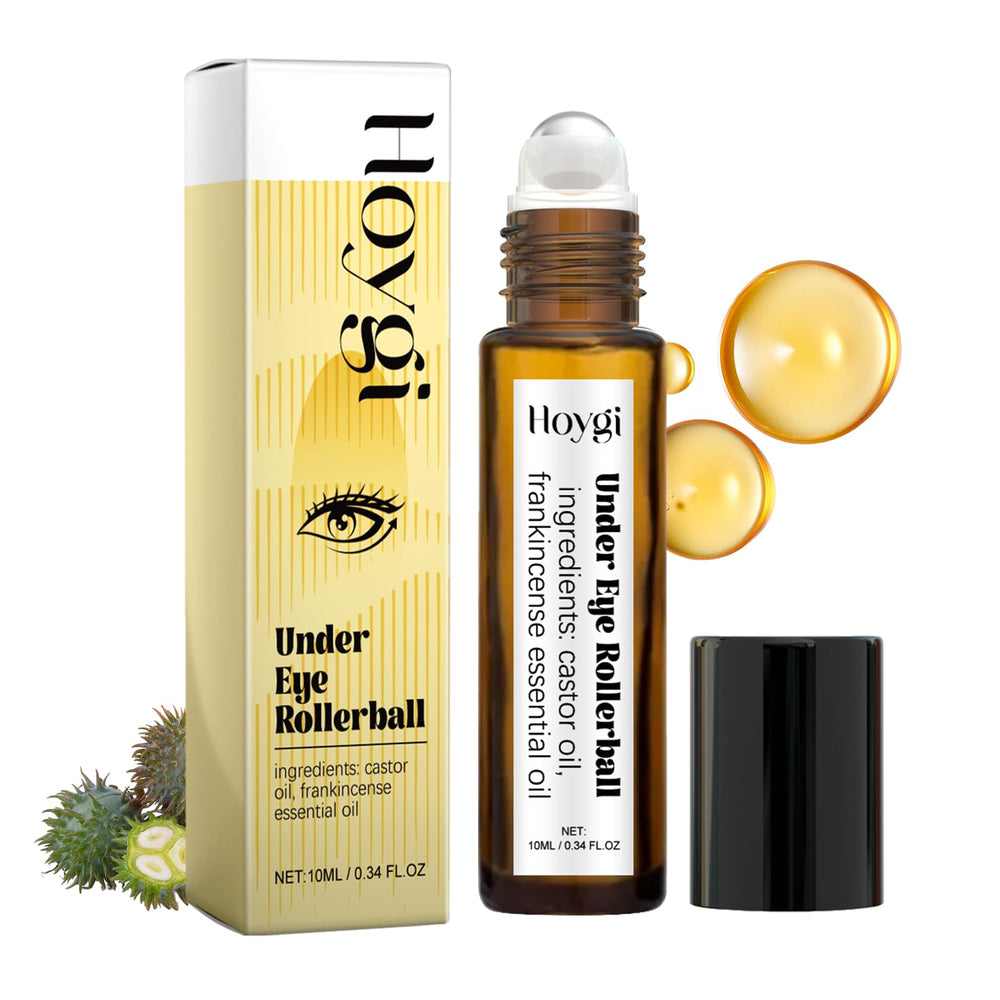HOYGI eye roller packaging shown with compact design for easy travel.