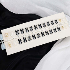 HPYFOI full-cover press-on nails provide fast, reusable nail art