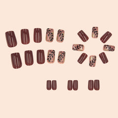 HPYFOI press-on nail kit included for quick at home manicure