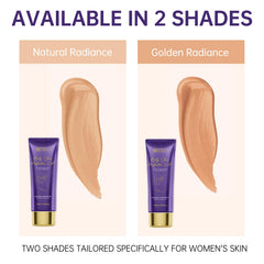 HRTTUO Body Coverage Perfector swatches on arm showing blendable coverage