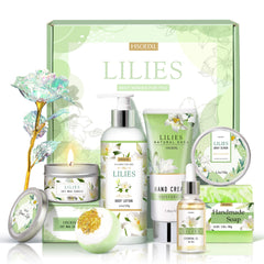 HSOEIXL hand cream with lilies for silky, nourished skin
