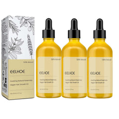 HuaQing 180ml rosemary oil bottle for hair nourishment.