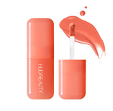 Huda Blush Filter Peach Sorbet bottle shows lightweight color