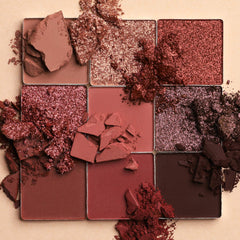 Huda Nude Eyeshadow Palette swatches reveal metallic hues for radiant evening looks