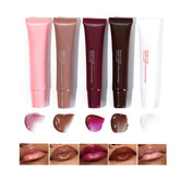 HUDABABY Mirror Lip Glaze Clear provides hydrating shine for everyday lips.