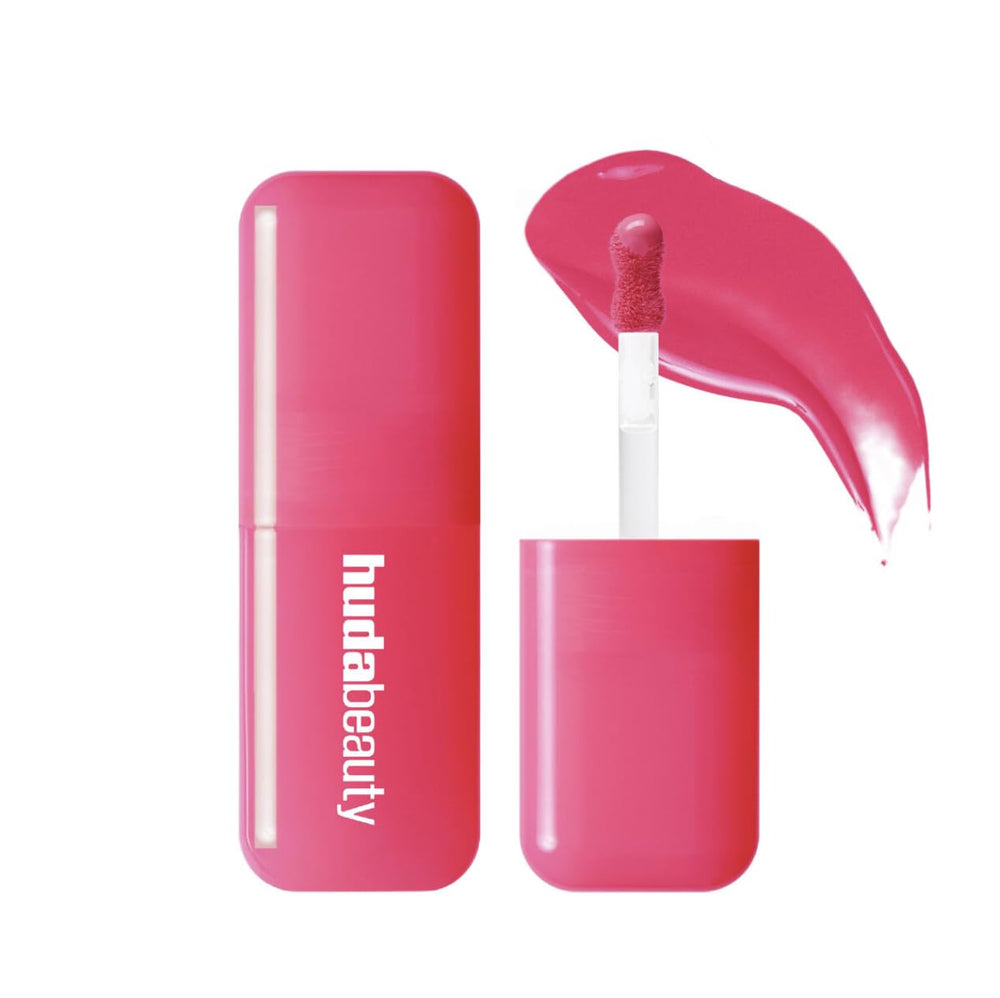 HUDABEAUTY Huda Blush Filter Liquid Blush Intense Guava packshot for bold pink glow