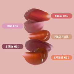 Huda Lip Blush Berry Kiss cheeks application provides a soft, cohesive rosy glow.