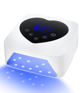 HUGMAPLE 72W UV Nail Lamp front view showing at home gel curing