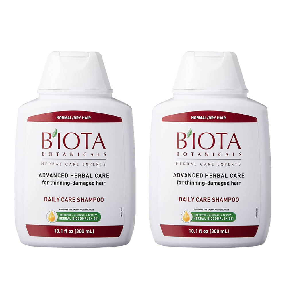 Huieter B'IOTA Botanicals Daily Care Shampoo packaging designed for reliable daily cleansing.