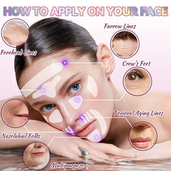 HULEIWA forehead wrinkles patches offer easy application and secure skin-friendly adhesion.