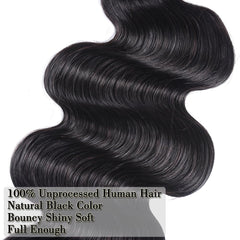 Hullran 12A Brazilian virgin body wave 20inch bundles for dramatic length and lift