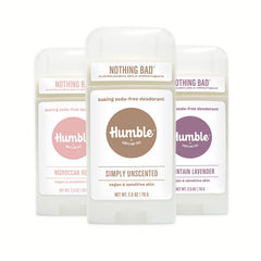 Humble Lavender aluminum-free deodorant stick for sensitive skin