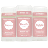 HUMBLE BRANDS Original Formula deodorant stick with Moroccan Rose keeps you fresh all day.