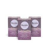 HUMBLE patchouli-copal soap bar with rich lather for hands and skin.
