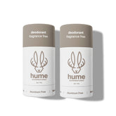 Hume Supernatural aluminum-free packaging for clean daily use and easy portability