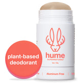 HUME SUPERNATURAL Wild Coral deodorant stick for all day odor control without aluminum