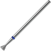 HungGato cuticle-clean drill bit with a flat-top head for precise cuticle prep.