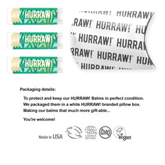 Hurraw coconut mint lemongrass pitta tubes front for on-the-go use