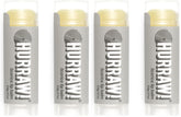 Hurraw Licorice lip balm tube provides smooth, natural moisture.