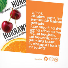 Hurraw! Mint lip balm offers a cooling, refreshing glide on lips.