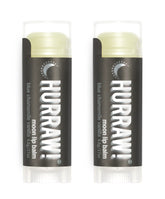 Hurraw! Moon Night lip balm tubes in a white box for long-lasting moisture.