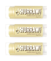 Hurraw! Vanilla Bean Lip Balm tubes provide portable moisture for daily lips.
