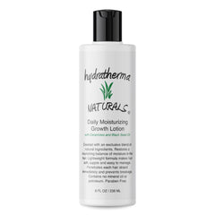 Hydratherma Naturals Growth Lotion bottle for daily hair nourishment.