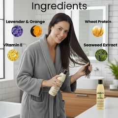 Hydratherma Naturals Moisture Boosting Deep Conditioning Treatment creamy texture supports easy detangling.