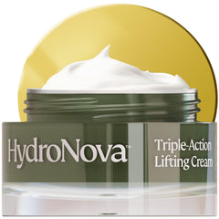 HYDRONOVA retinol night cream bottle pour for smooth, nighttime skin renewal