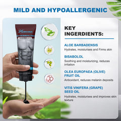 HYDROCEAN cream on forearm area showing mild, hypoallergenic formula