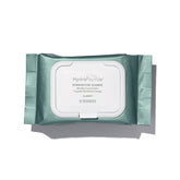 HydroPeptide HydroActive Cleanser wipes packaging shows a sleek design for easy all-in-one makeup removal.