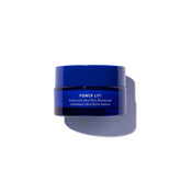 HydroPeptide Power Lift jar closeup shows rich, hydrating cream for dry skin.