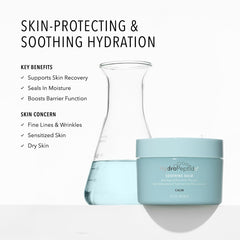 HydroPeptide Recovery Therapy Balm texture swatch with creamy, nourishing formula.