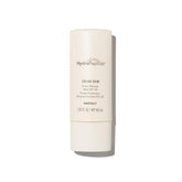 HydroPeptide Solar Dew Mineral Melt bottle on desk showing weightless mineral SPF protection
