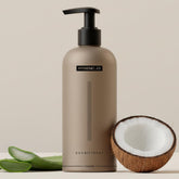 HygieneLab conditioner bottle shows unscented formula for sensitive scalps.