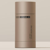 HygieneLab Men's Cedar Drift deodorant bottle close-up showing aluminum-free formula and essential oils