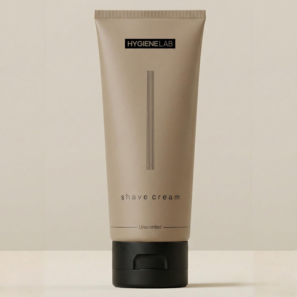 HygieneLab Shaving Cream delivers a smooth-shave experience with a protective lather.