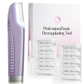 Hyhail Dermaplane Razor front view in purple for precise facial hair removal