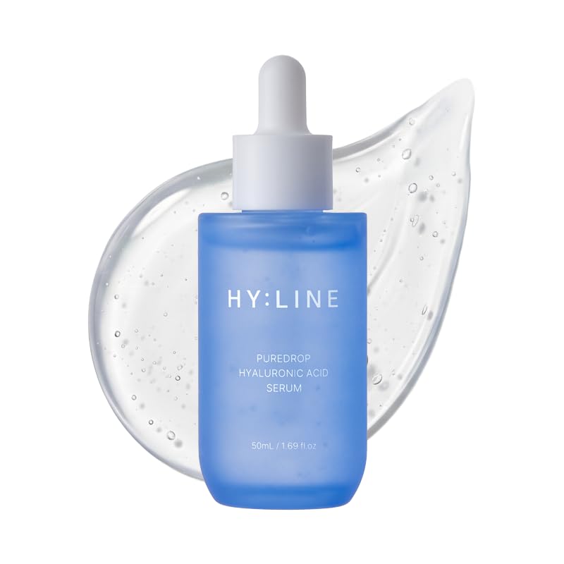 HYLINE Puredrop serum bottle for deep hydration on sensitive skin.